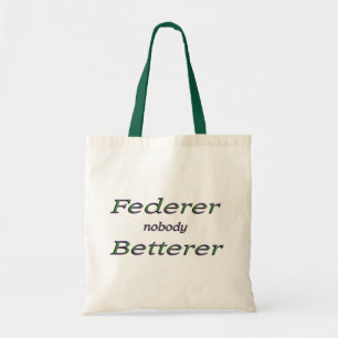 Den Federer totot hänger lös Tygkasse