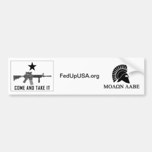 Den FedUpUSA komen och tar det Bildekal