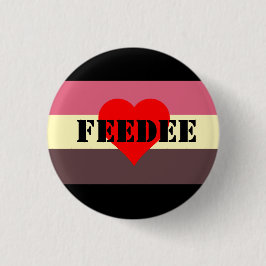 Den Feedist prideflagga Klämmer fast Feedee Knapp