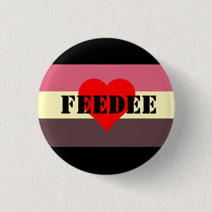 Den Feedist prideflagga Klämmer fast Feedee Knapp