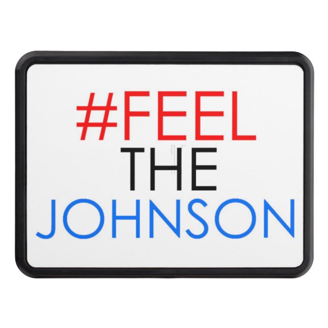 Den #feelthejohnsonGary Johnson 2016 haken täcker Dragkroksskydd (Framsidan)