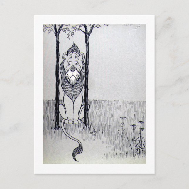 Den fega Lejona Vykort (Framsida)