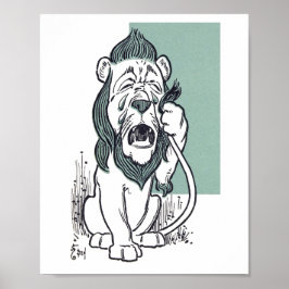 Den fega lejonet från Trollkarlen från Oz Poster