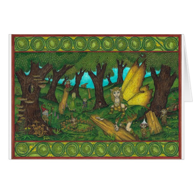 Den felika ringen hälsningskort (Framsidan Horizontal)