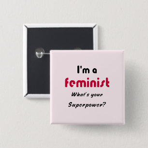 Den feministiska toppen driver sloganrosor knapp