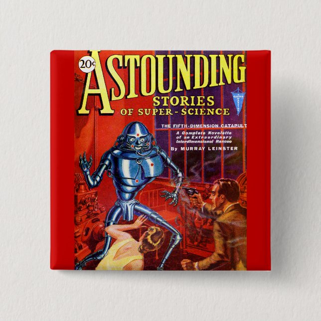 Den femte dimensionella slangbågen! knapp (Framsida)