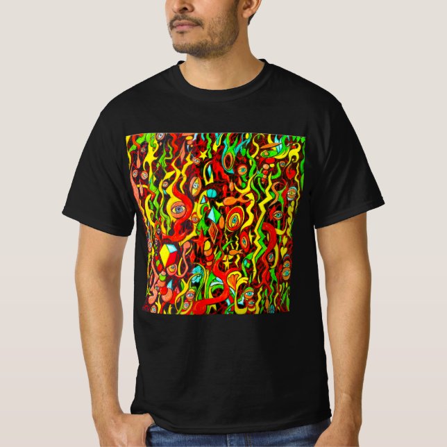 Den femte dimensionen t shirt (Framsida)