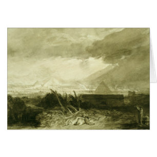 Den femte epidemin av egyptenen, 1806-10 hälsningskort