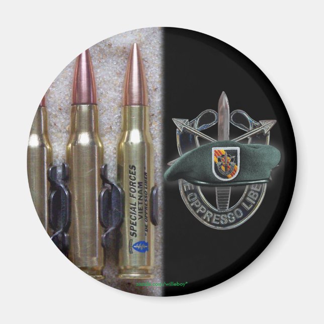 Den femte grönten för speciella styrkor - grupper  magnet (Framsidan)