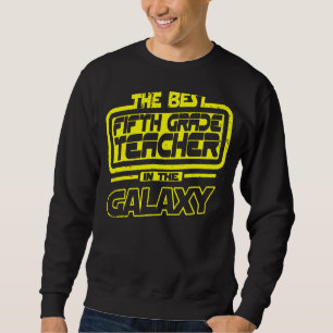 Den femte Klass-läraren är den bästa i Galaxy Lång Ärmad Tröja