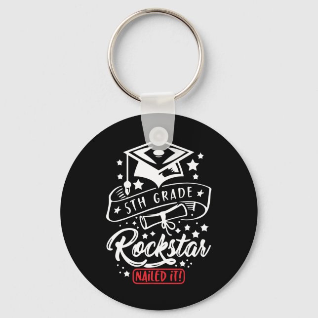 Den femte Rockstjärnan Klass-Student firade det fi Nyckelring (Framsida)