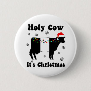 Den fina julafton under Galloway Beltie Gift Knapp
