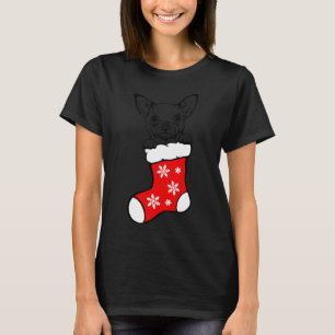 Den fina julen Chihuahua Cute Chiwawa Hund i Julaf T Shirt