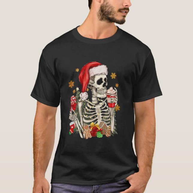Den fina julskaleton Ice Cream Festive Western T Shirt (Framsida)