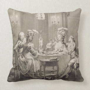 Den fina kvällsmålet, 1781 som inristas av I.S. Kudde