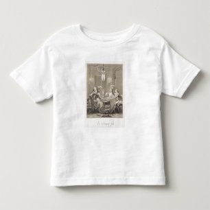 Den fina kvällsmålet, 1781 som inristas av I.S. T-shirt
