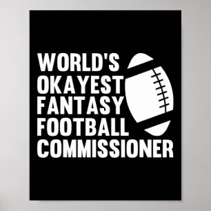 Den finaste världens okayest Fantasy Football Comm Poster