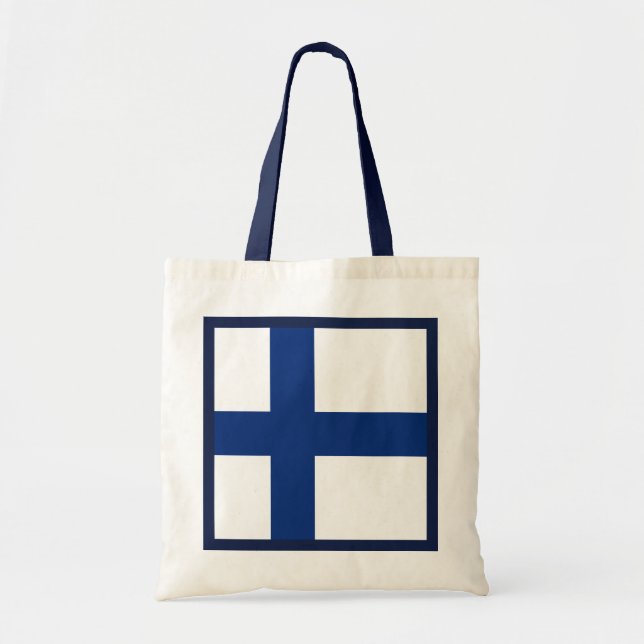 Den Finland flagga hänger lös Tygkasse (Framsidan)