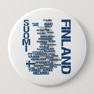 Den FINLAND KARTAN knäppas Knapp