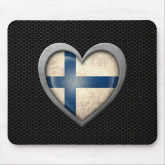 Den finlandssvenska hjärtaflagga stålsätter musmatta