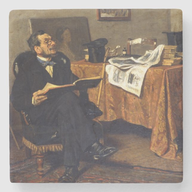 Den finne gentlemannen, Art Älskare Stenunderlägg (Framsidan)