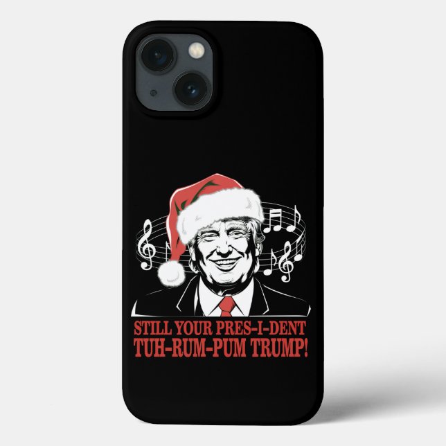 Den finne julpresidenten Trump Pajamas Ugly Julaft (Baksida)