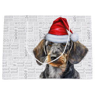 Den finniga Hund Wirehair Dachshund Woof Ord