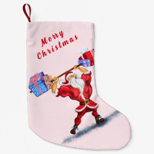 Den finstilt julklapp Bodybyggder Santa Gift Liten Julstrumpa