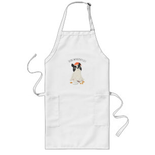 Den finstilt julpuppy Apron Långt Förkläde