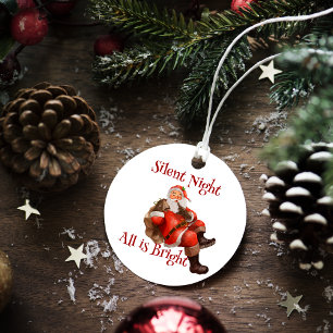 Den finstilta julklappen Jultomten Gift Gåvor Etiketter