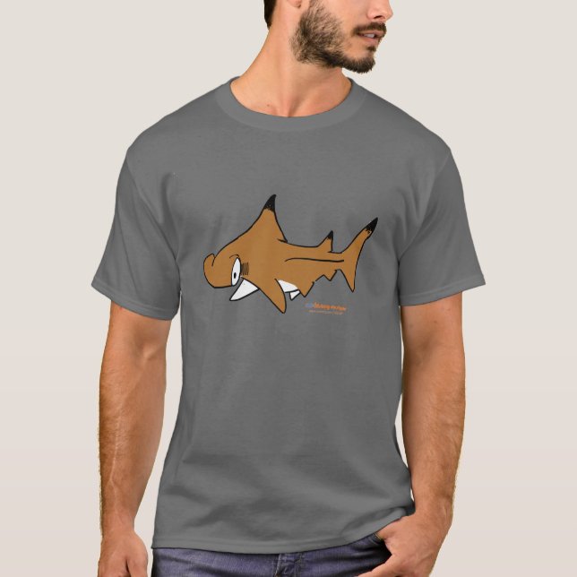 Den Fishfry designhammerheaden Uni-könsbestämmer T-shirt (Framsida)