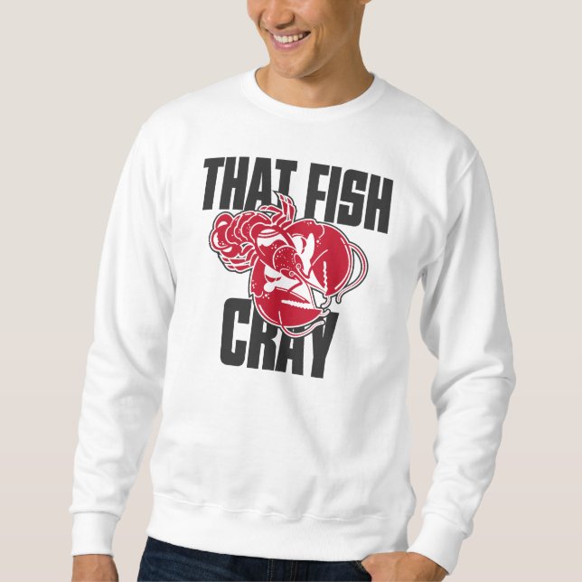 Den fisk Cray Lång Ärmad Tröja (Framsida)