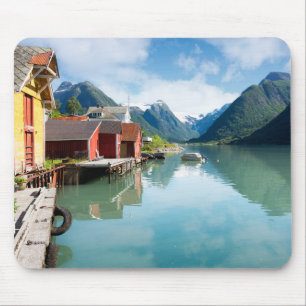 Den Fjaerlandsfjord fjorden landskap i norge Musmatta