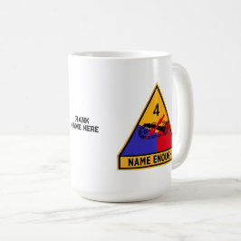 Den fjärde beväpnade divisionen "Namn nog" Anpassn Kaffemugg