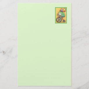 DEN FJÄRDE Grönten FÖR PATRIOTISK BYLLFROG STATION Brevpapper
