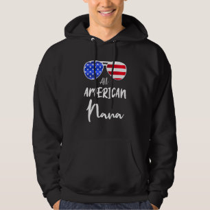 Den fjärde juli-familjen som matchar alla amerikan hoodie
