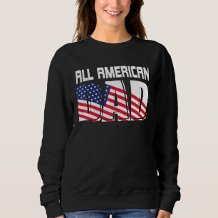 Den fjärde juli-familjen som matchar hela amerikan t shirt