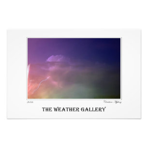 Den fjärde juli Poster Thunderstorm Lightning