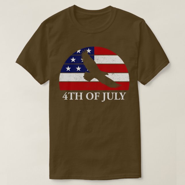 Den fjärde JULYI-självständighetsdagen T Shirt (Design framsida)