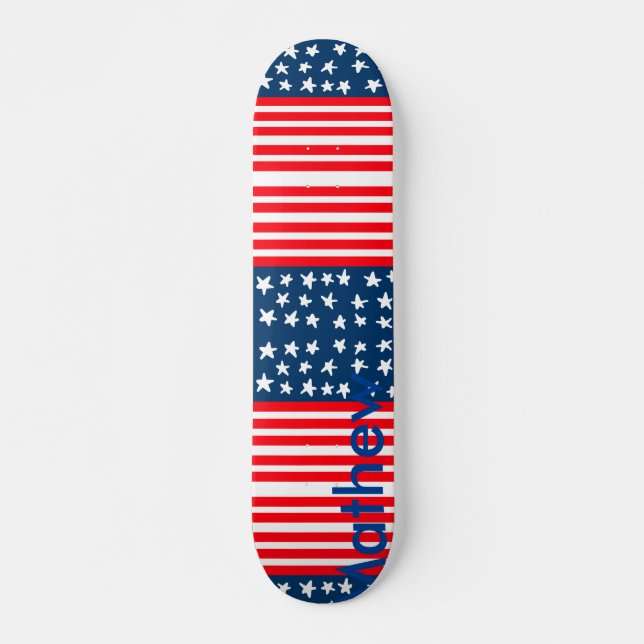 Den fjärde Jurij independence day lägger till namn Mini Skateboard Bräda 18,5 Cm (Framsida)