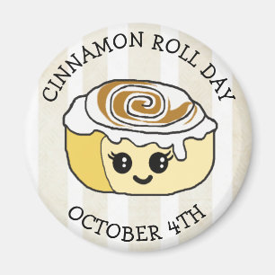 Den fjärde oktober är roll-dagen för kanel magnet