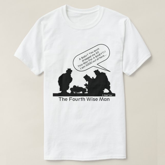 Den fjärde Wise Man T Shirt (Design framsida)