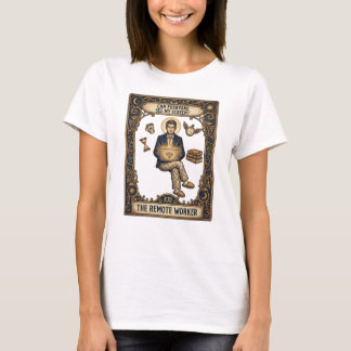 Den Fjärrarbetande Tarotkortet Dam T-Shirt | Rolig