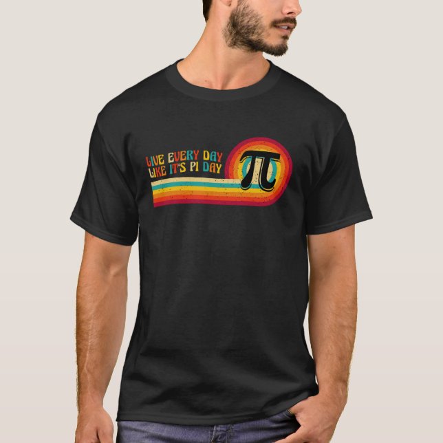 Den fjortonde Math Älskare Geek Nerd T Shirt (Framsida)