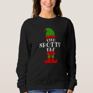 Den fläckiga tomten julmatchande familj kollega t shirt