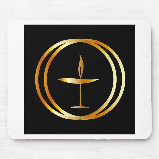 Den flammande bägare musmatta (Framsidan)