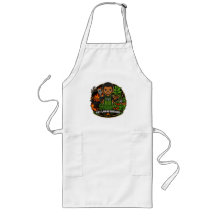 Den flammande trädgårdsmästarsommarapron