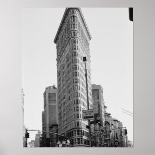 Den Flatiron byggnaden (fotoet) Poster