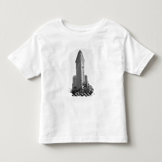 Den Flatiron byggnaden (fotoet) Tee Shirt (Framsida)