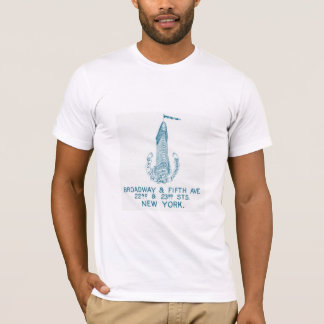 Den Flatiron restaurangen i NYC T Tee Shirt